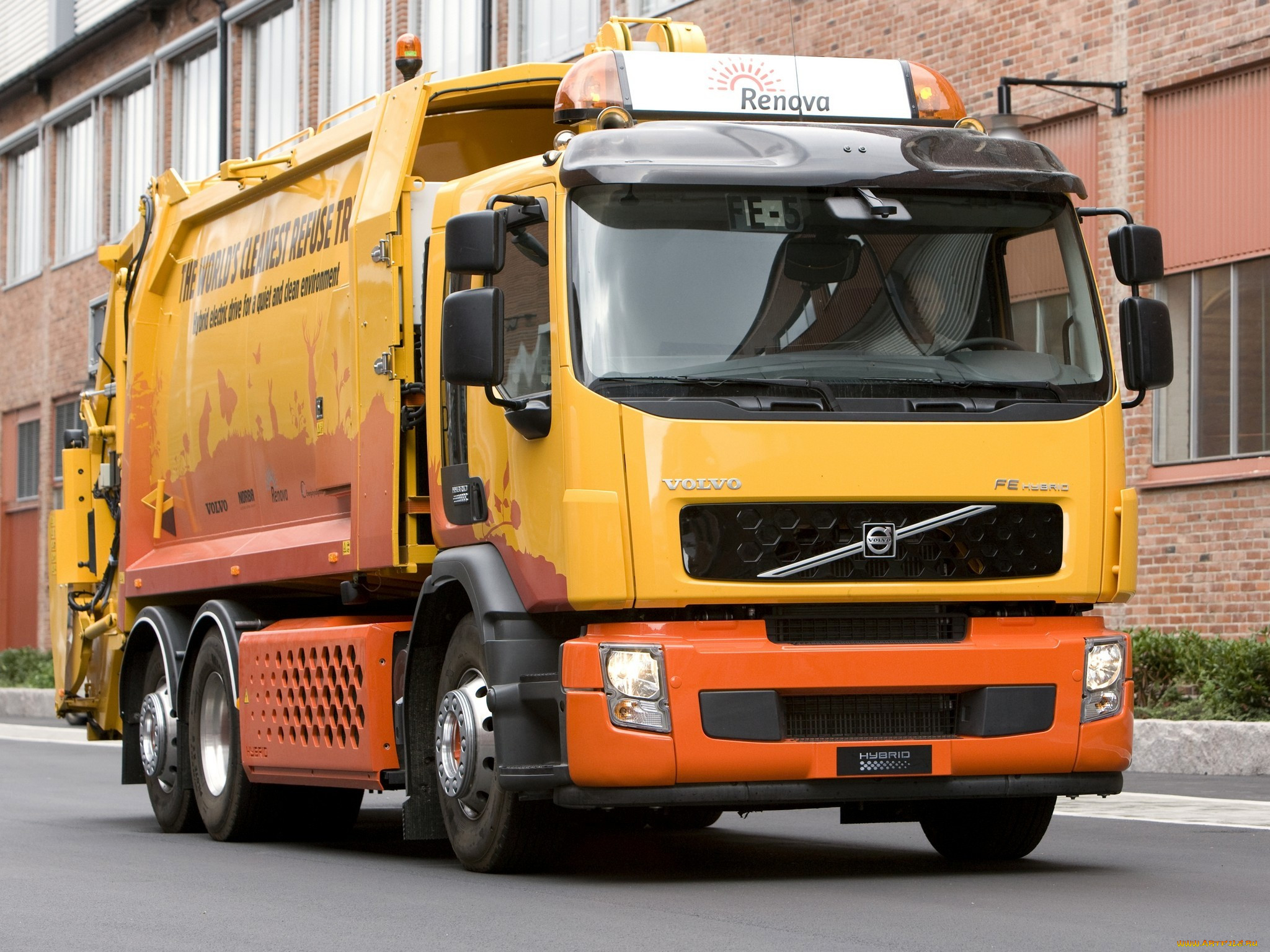 , , fe, rolloffcon, hybrid, volvo, , truck, test